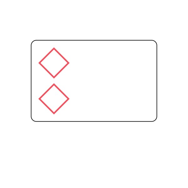 GHS Label, Blank w/2 Diamonds 1-15/16" x 3"